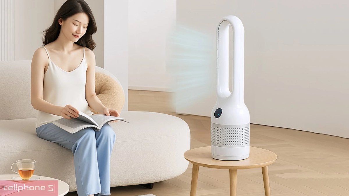 Thiết kế quạt không cánh FujiHome BF22