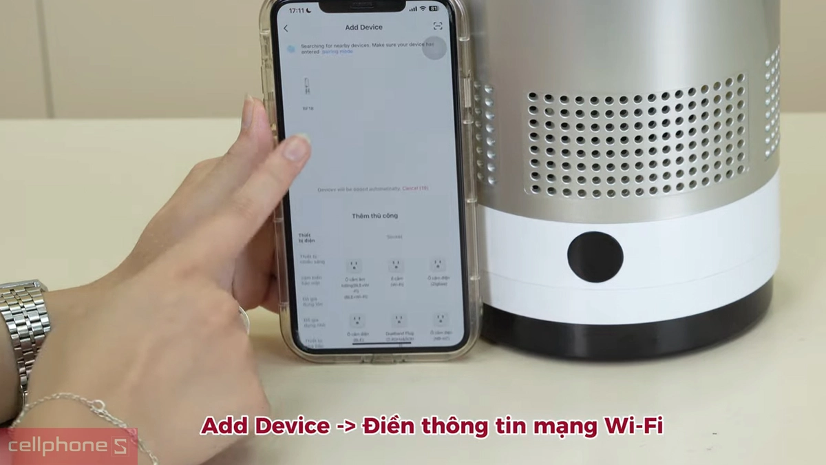 Cách kết nối quạt FujiHome BF22 với ứng dụng