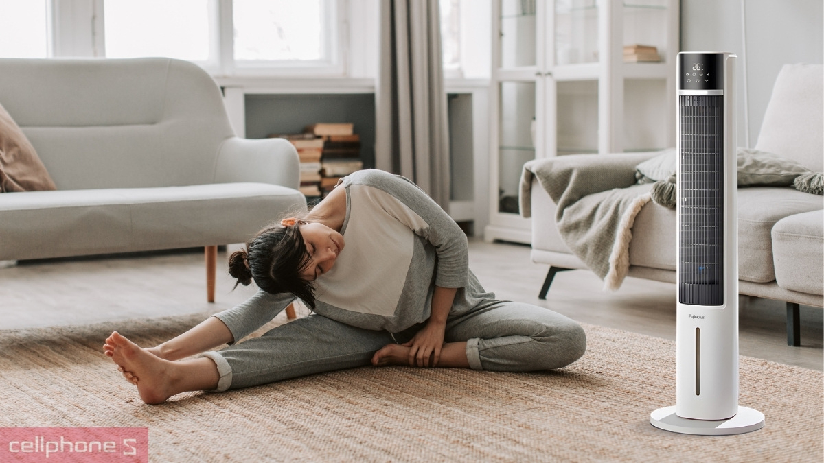 Điều khiển quạt không cánh lọc không khí Ion Fujihome AC-DT5E