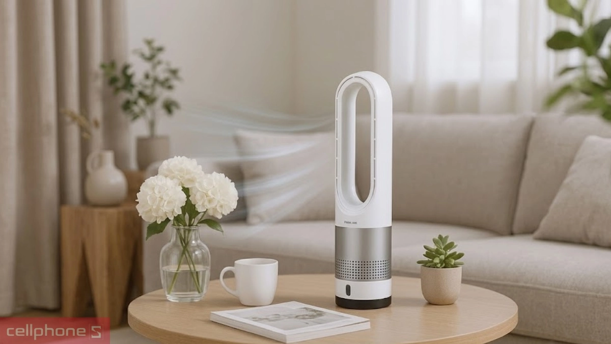 Thiết kế quạt không cánh mini FujiHOME BF18