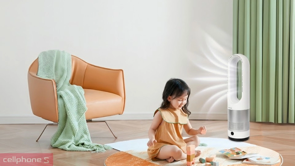 Độ ồn quạt không cánh mini FujiHOME BF18