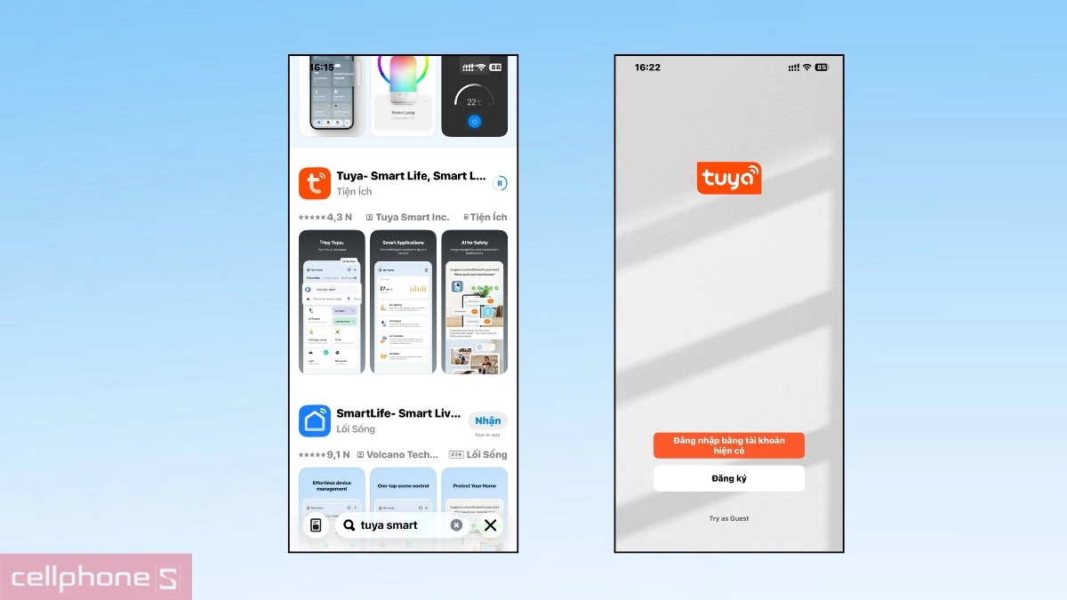 Hướng dẫn kết nối ứng dụng Tuya Smart