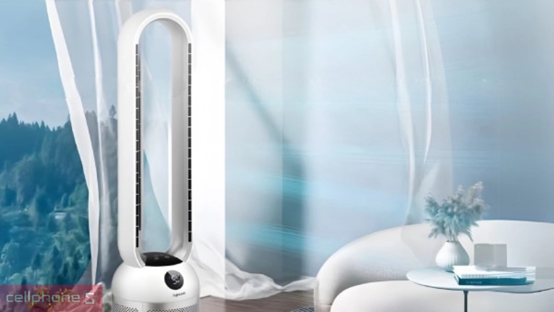 Quạt không cánh tích hợp lọc không khí Fujihome BF307DC