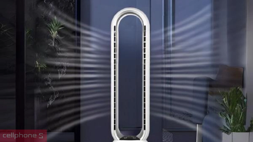 Quạt không cánh tích hợp lọc không khí Fujihome BF307DC – Hiện đại và tiện nghi