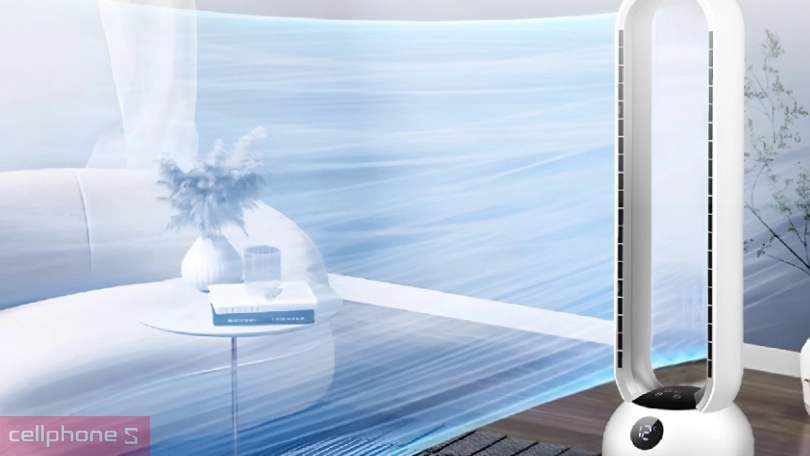 Quạt không cánh tích hợp lọc không khí Fujihome BF307DC – Hiện đại và tiện nghi