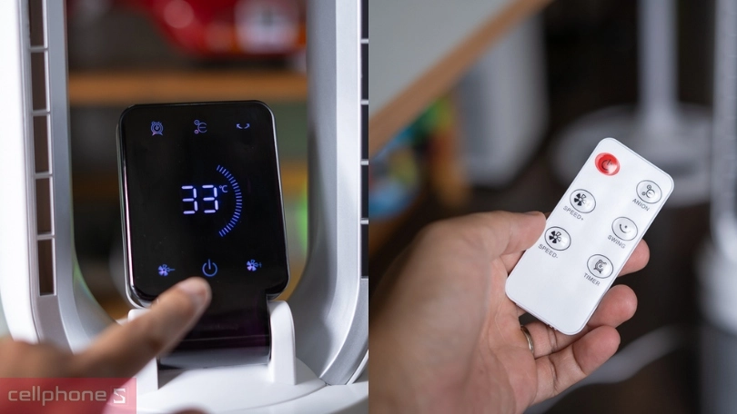 Điều khiển 2 phương thức linh hoạt