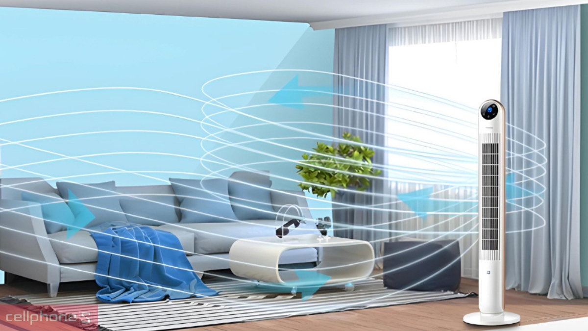 Hẹn giờ trên quạt tháp Fujihome TF-13E