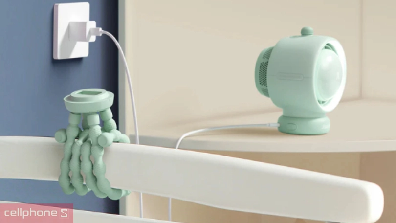 Quạt đa năng kẹp nôi em bé Jisulife Life 2S 5000mAh