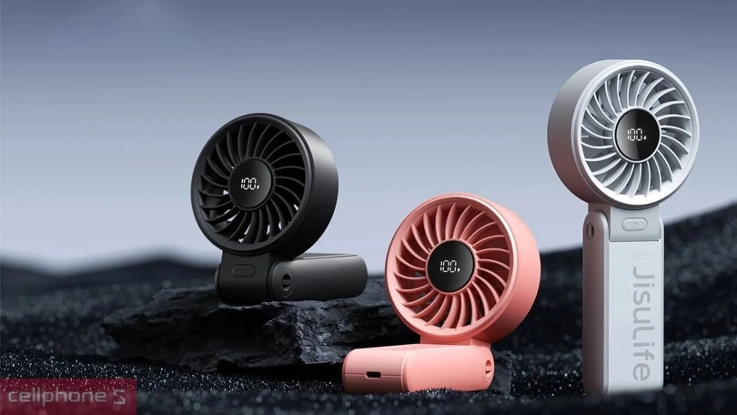 Quạt cầm tay gấp gọn Jisulife Life 7 5000mAh