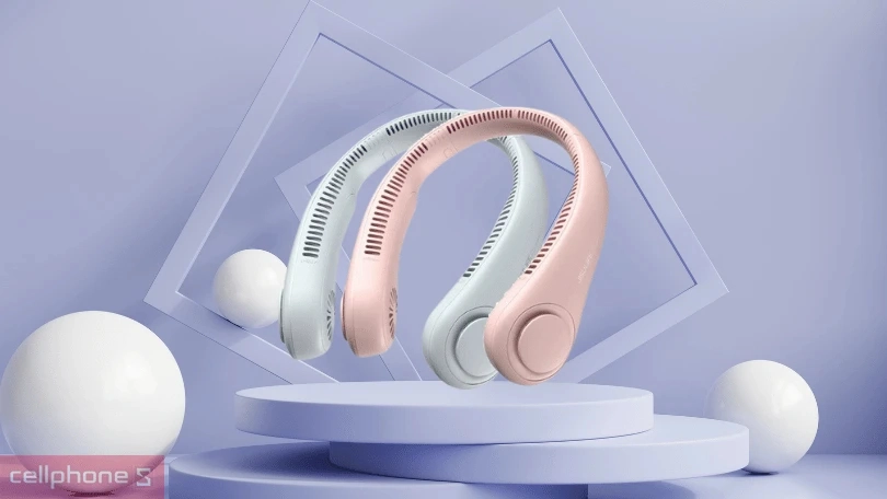 Quạt mini đeo cổ Jisulife