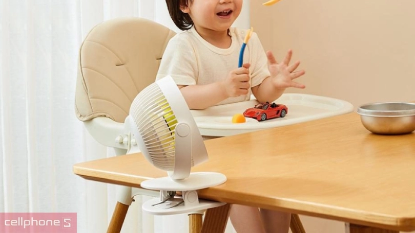 Quạt kẹp bàn Jisulife