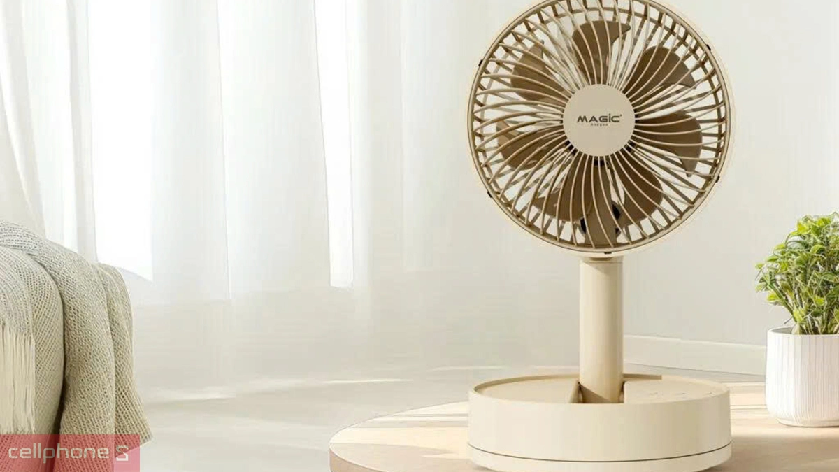 Công suất, cấp độ gió của quạt mini Magic A–007