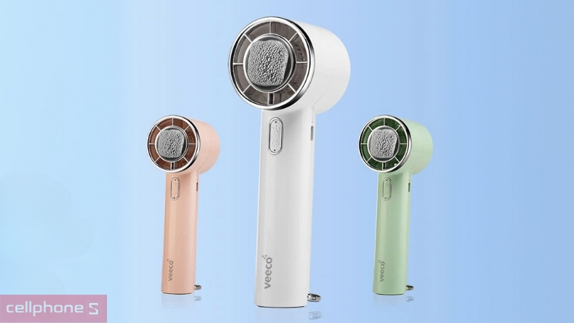 Quạt Veeco cầm tay làm lạnh