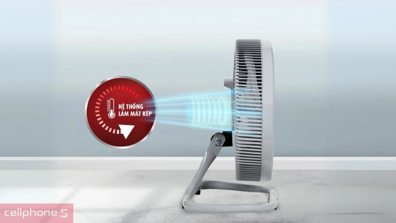 Quạt sàn Tefal Turbo Silence Plus VH686790 - Thiết kế sang trọng, công suất làm mát mạnh mẽ