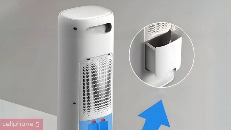 Thiết kế quạt làm mát, sưởi ấm và tạo ẩm 4 mùa Fujihome AC01