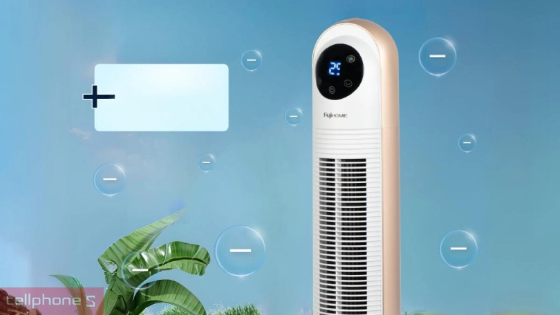 Khả năng lọc khí, hẹn giờ của quạt tháp điện tử Fujihome TF-13E