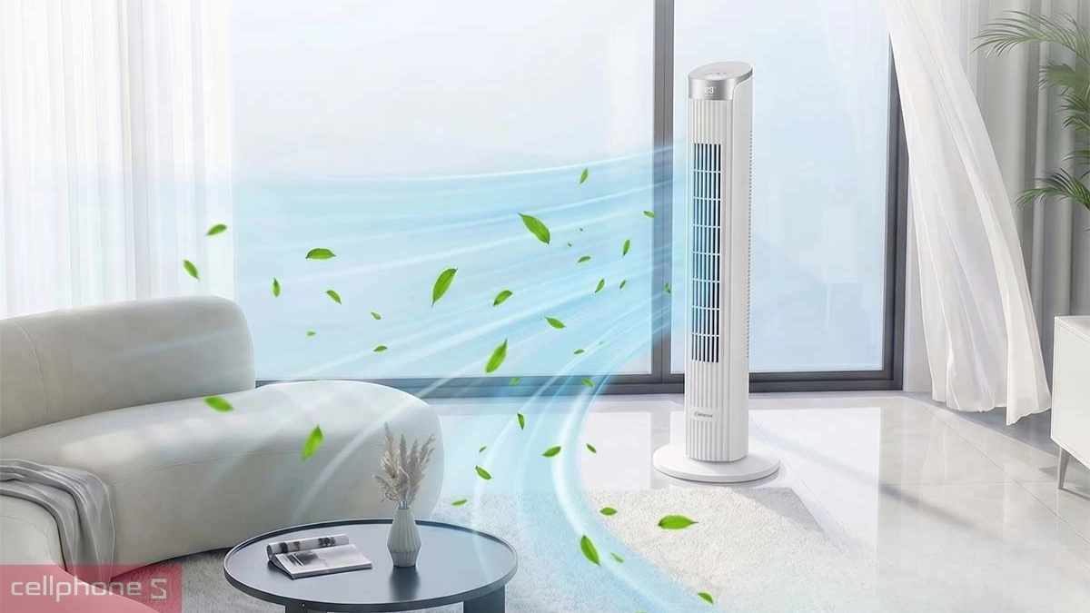 Bảng cảm ứng điều khiển của Quạt tháp Fujihome TF-21L-DC