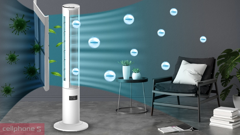 Chế độ thông minh trên quạt tháp Panworld The Luxuria PW-L360