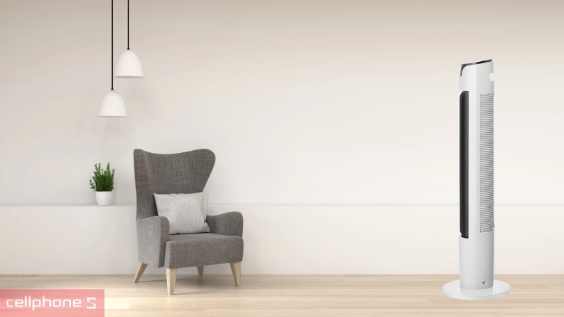 Chế độ thông minh có trên quạt tháp Tiross TS9181 có điều khiển