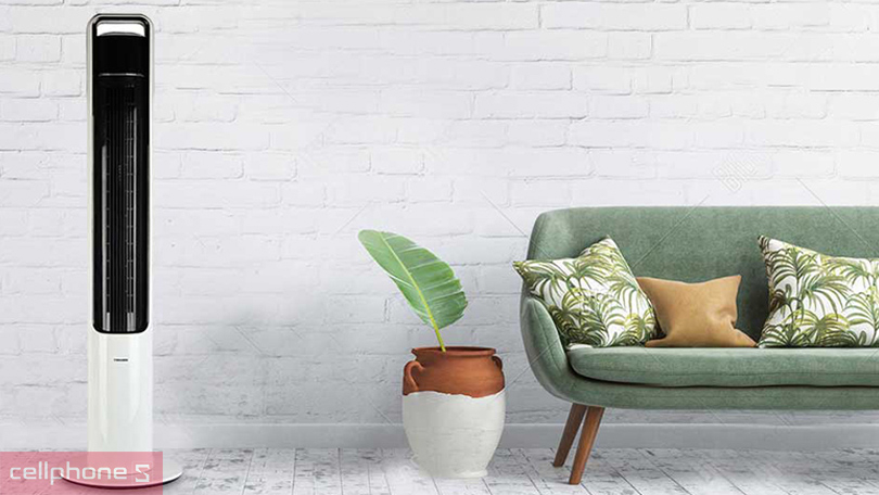 Công suất, cấp độ gió trên quạt tháp Tiross TS9182 có điều khiển