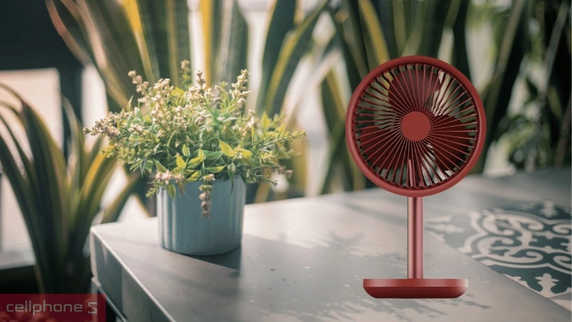 Thiết kế quạt tích điện để bàn Lumias F5 Pro