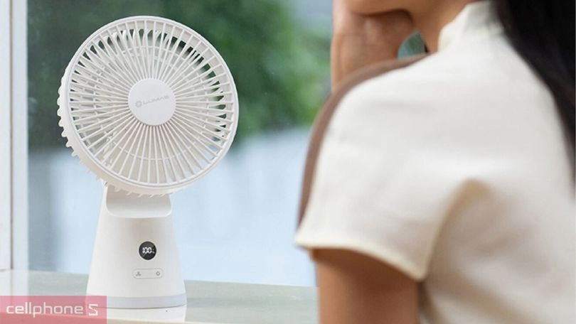 Thiết kế quạt tích điện để bàn Lumias LM-36F