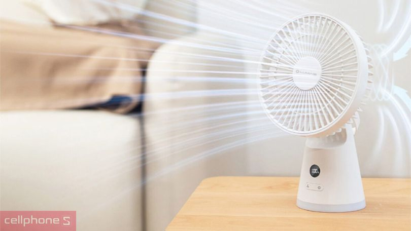 Công suất, cấp độ quạt tích điện để bàn Lumias LM-36F