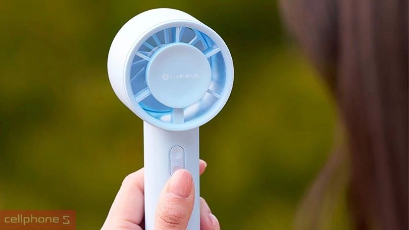 Công suất, cấp độ gió của quạt tích điện mini Lumias X6 Lite