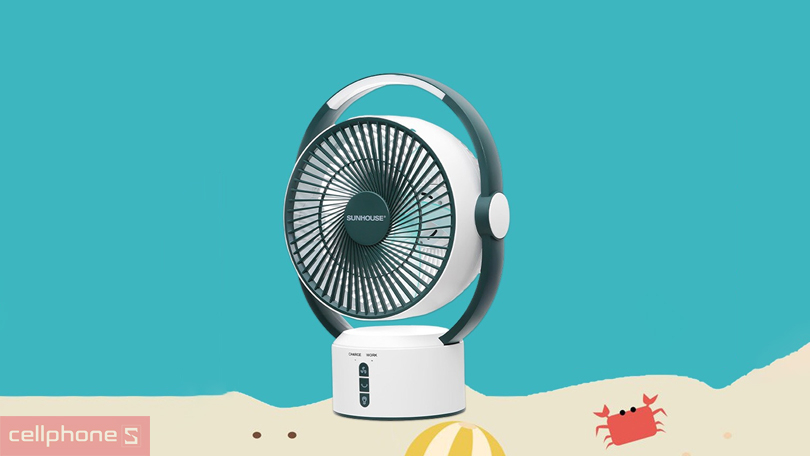 Quạt tích điện Sunhouse SHD7116 – Hoạt động liên tục trong thời gian dài