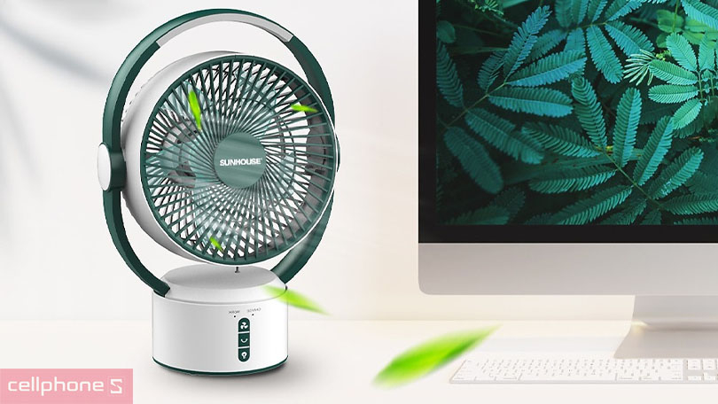 Quạt tích điện Sunhouse SHD7116 – Hoạt động liên tục trong thời gian dài