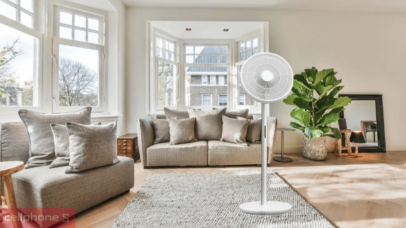 Quạt tích điện thông minh Smartmi Xiaomi Gen 3 Pro - Thiết kế trang nhã với khả năng vận hành êm ái