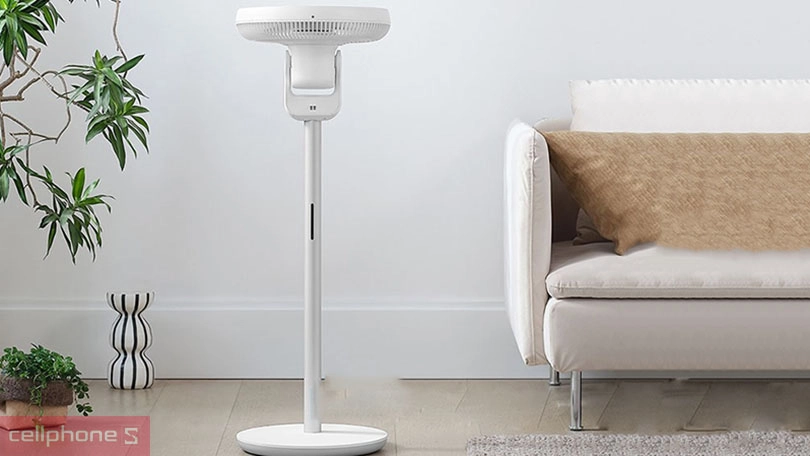 Quạt tích điện thông minh Smartmi Xiaomi Gen 3 Pro - Thiết kế trang nhã với khả năng vận hành êm ái