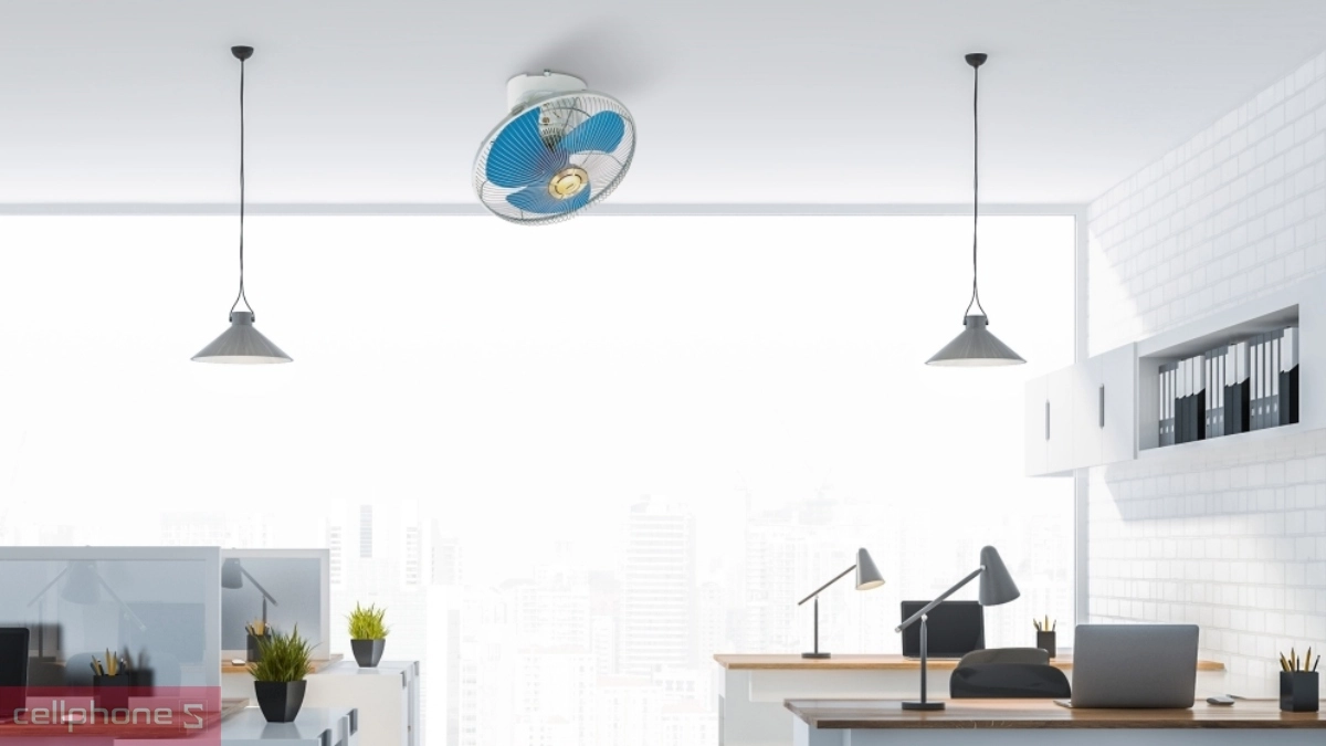 Công suất 45 W, 5 mức gió đa dạng