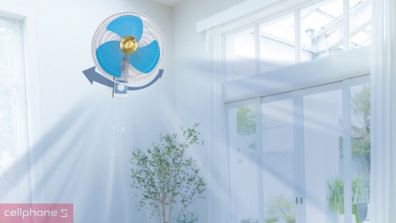 Quạt treo tường Panasonic F-409U - Làm mát hiệu quả, lắp đặt dễ dàng ở nhiều vị trí