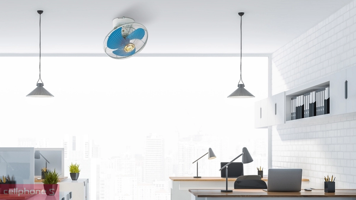 Thiết kế quạt treo trần Panasonic F-409QGO