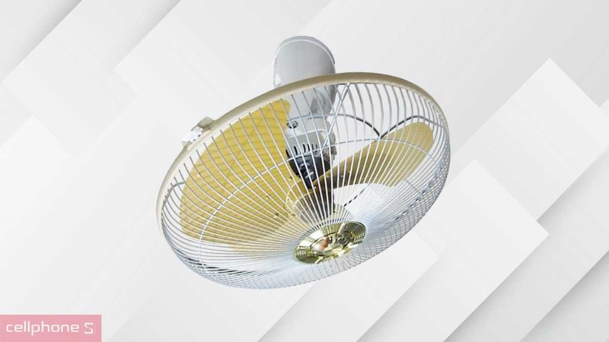 Góc quay của quạt treo trần Panasonic F-409QGO