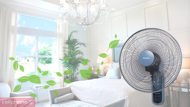 Quạt treo tường Panasonic F-409M - Đa dạng chế độ gió mang đến không khí thoáng mát