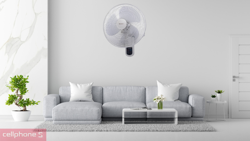 Quạt treo tường Panasonic F-409M - Đa dạng chế độ gió mang đến không khí thoáng mát