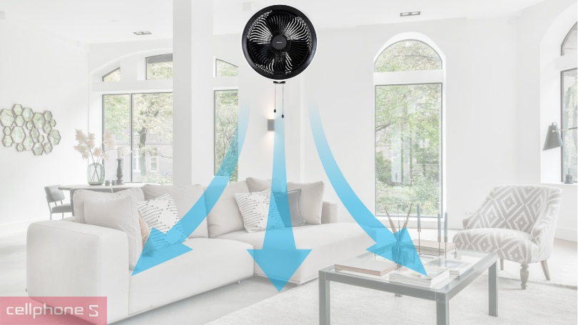 Quạt treo tường Panasonic F-50YUZ - Quạt có khả năng làm mát trên không gian rộng