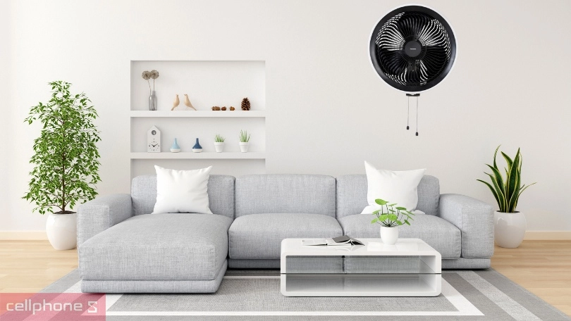 Quạt treo tường Panasonic F-50YUZ - Quạt có khả năng làm mát trên không gian rộng