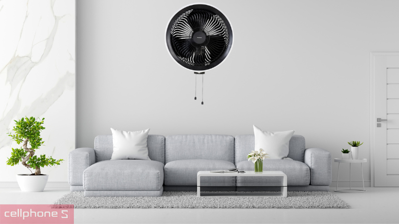 Quạt treo tường Panasonic F-50YUZ - Quạt có khả năng làm mát trên không gian rộng