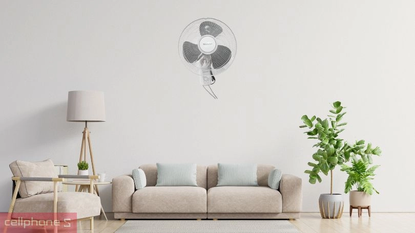 Quạt treo tường Sharp PJ-W40MV 3 cánh 55W