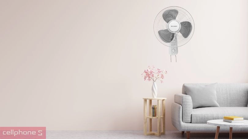 Quạt treo tường Sharp PJ-W40MV 3 cánh 55W