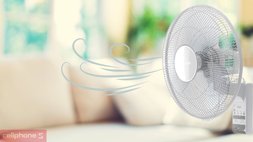 Quạt treo tường Toshiba F-WSA20(H)VN – Công suất mạnh mẽ, 3 mức độ gió tùy chỉnh