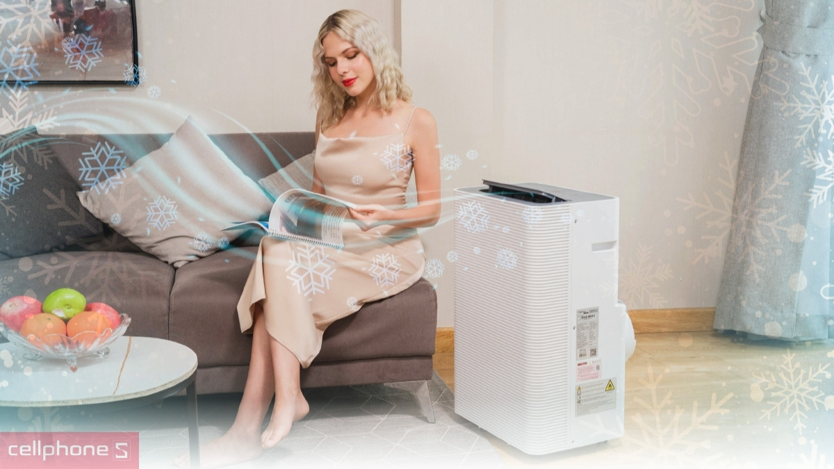 Quạt hơi nước Fujihome tiết kiệm điện và hỗ trợ làm mát hiệu quả