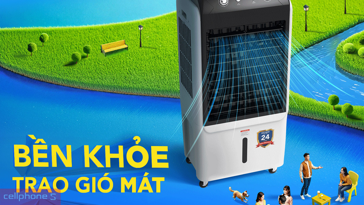 Quạt điều hòa Hòa Phát lựa chọn theo diện tích và nhu cầu sử dụng 