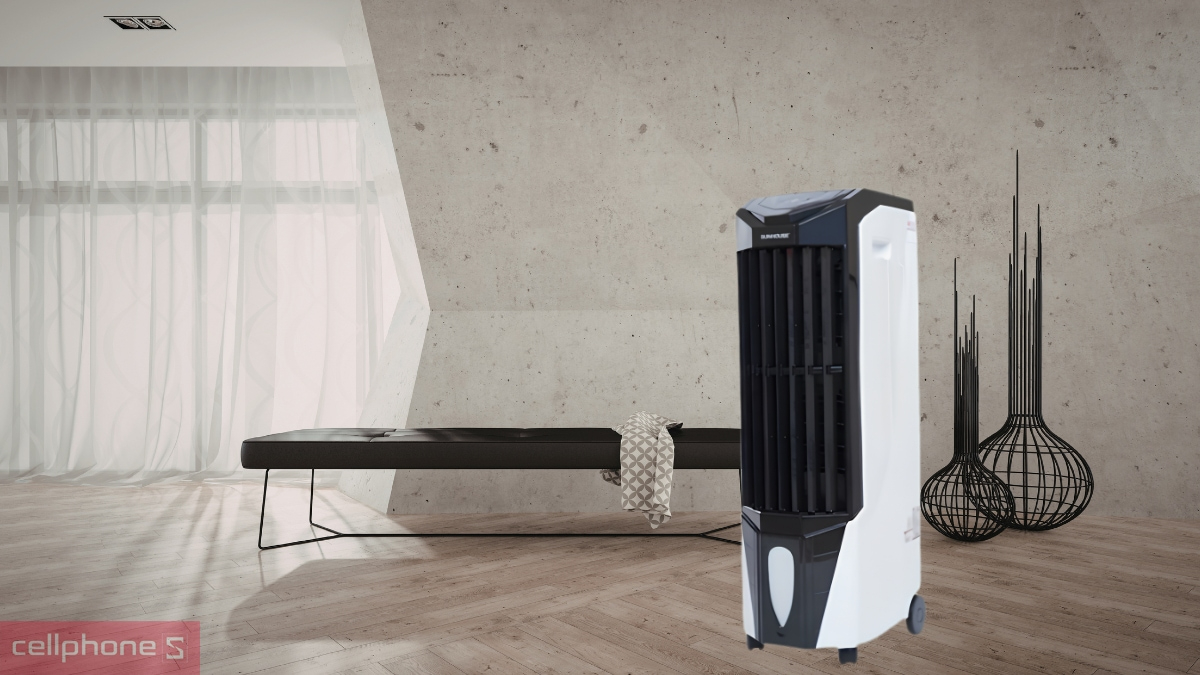 Quạt điều hòa Sunhouse lựa chọn theo diện tích phòng và nhu cầu sử dụng 