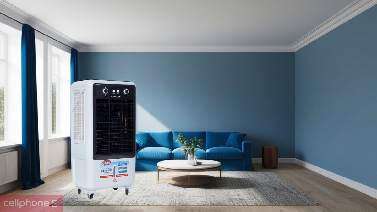 Quạt điều hòa Sunhouse hướng dẫn sử dụng đúng cách để làm mát hiệu quả 