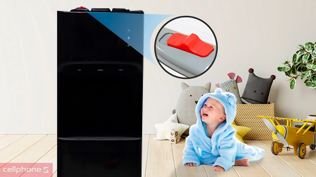 Tính năng cây nước nóng lạnh bình âm cao cấp FujiHome WD606C