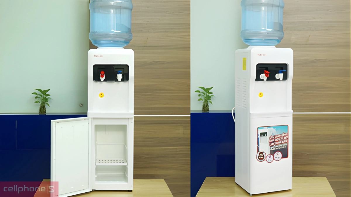 Chất liệu Inox 304 cây nước nóng lạnh Fujihome WD5320E